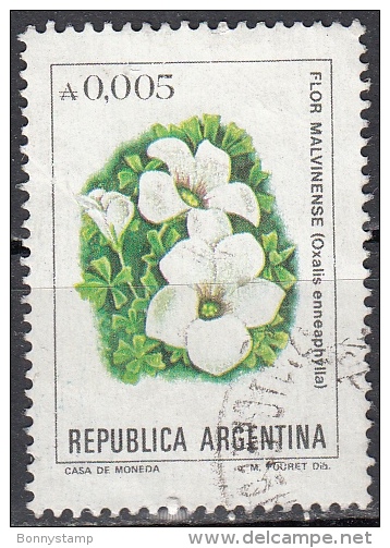 Argentina, 1983 - 5p Oxalis Enneaphylla - Nr.1438 Usato° - Used Stamps