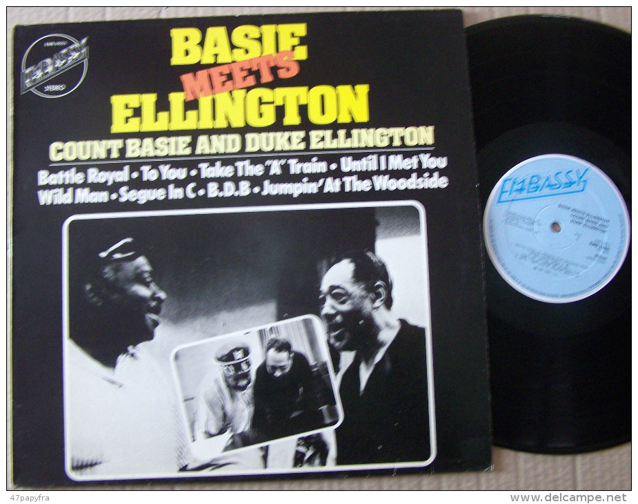 BASIE MEETS ELLINGTON Count Basie And DUKE ELLINGTON LP Battle Royal EX EX - Blues