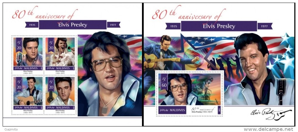 Maldives 2015, Elvis, 4val In BF+BF - Elvis Presley