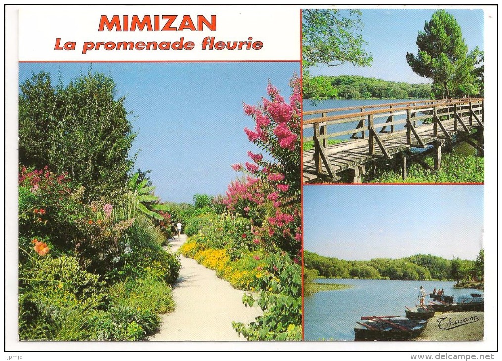 40 - MIMIZAN - La Promenade Fleurie - Multivues - Ed. Thouand N° 40326 - 1999 - Mimizan