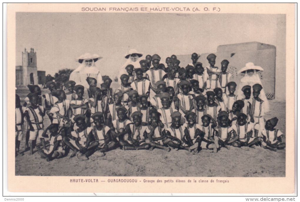 OUAGADOUGOU - Groupe Des Petits élèves De La Classe De Français - - Burkina Faso