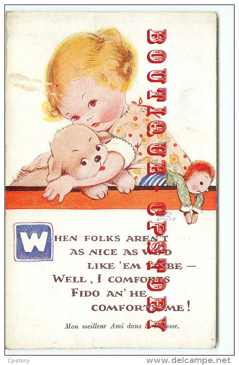 ATTWELL MABEL LUCIE N° 1592 < WHEN FOLKS ..... - VALENTINE´S HUMOUR - FILLETTE - Attwell, M. L.