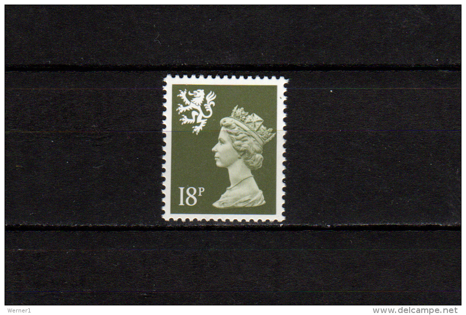 UK - Scotland 1987 Definitives QEII 18 P Stamp MNH - Scotland