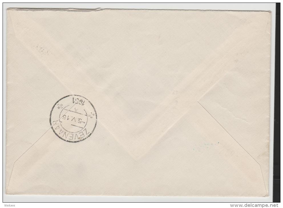 Lie010a/  LIECHTENSTEIN -   Dauermarken, FDC 1951 Per Einschreiben/Eilboten - Storia Postale