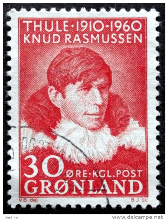 Greenland 1960 Knud Rasmussen   MiNr.45  ( Lot L 948 ) - Oblitérés