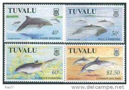 Tuvalu - 1998 - Faune Marine, Dophins - 4v Neufs ** // Mnh - Tuvalu