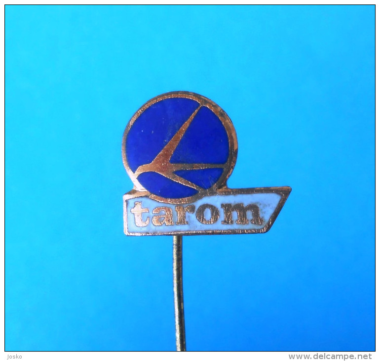 TAROM - Romania National Airlines * Vintage Enamel Pin Badge - Pubblicità