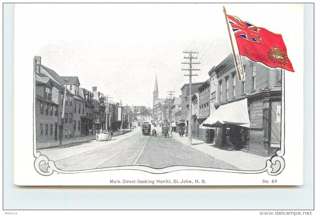 SAINT JOHN - Main Street (looking North) - St. John