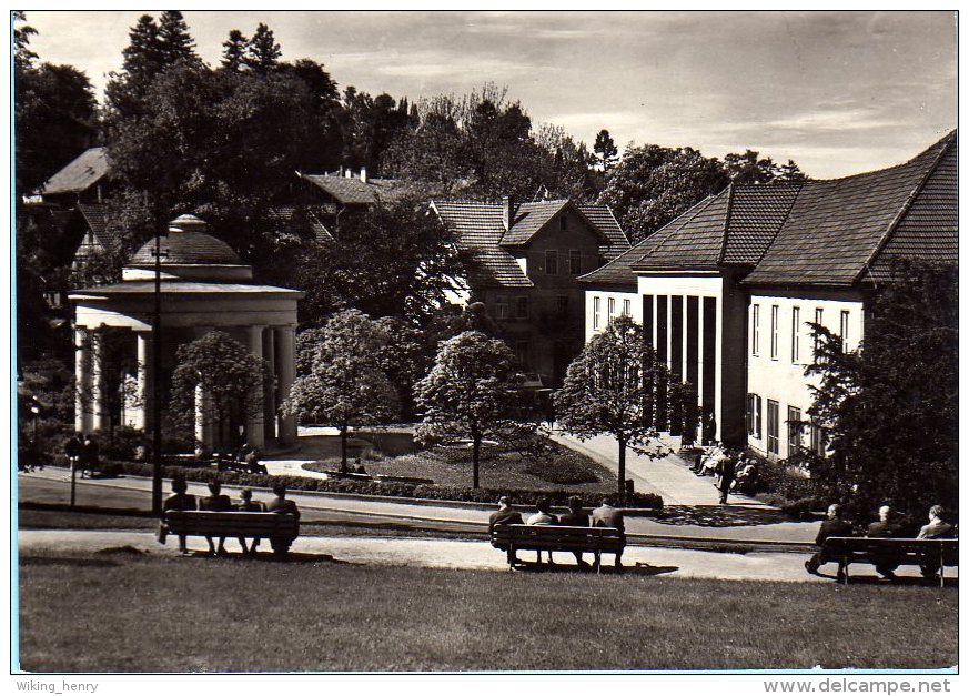 Bad Liebenstein - S/w Blick Zum Badehaus - Bad Liebenstein