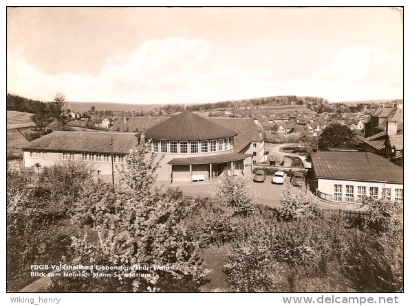 Bad Liebenstein - S/w Blick Zum Heinrich Mann Sanatorium - Bad Liebenstein