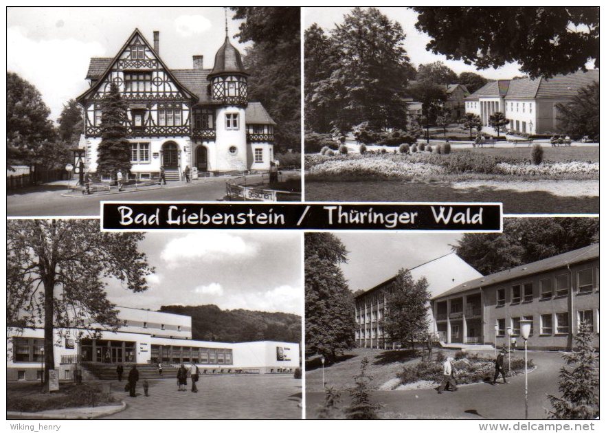 Bad Liebenstein - S/w Mehrbildkarte 12 - Bad Liebenstein