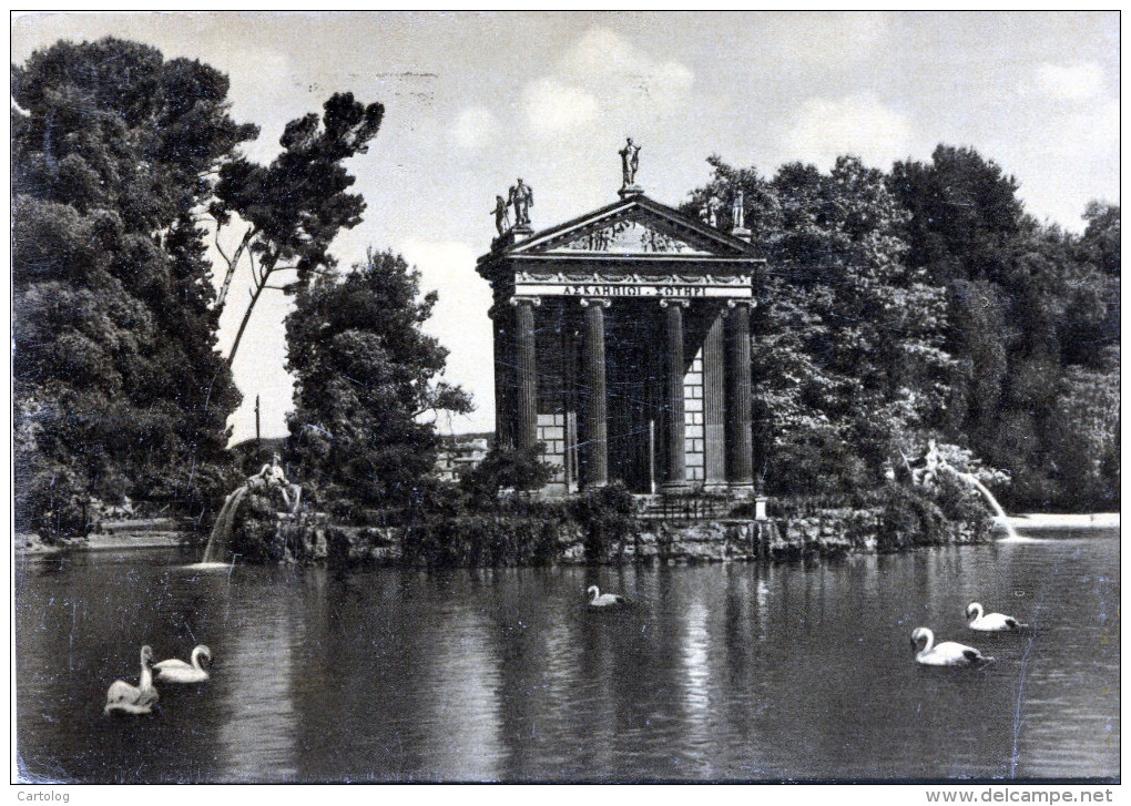 Roma. Villa Borghese. Il Giardino Del Lago - Parken & Tuinen