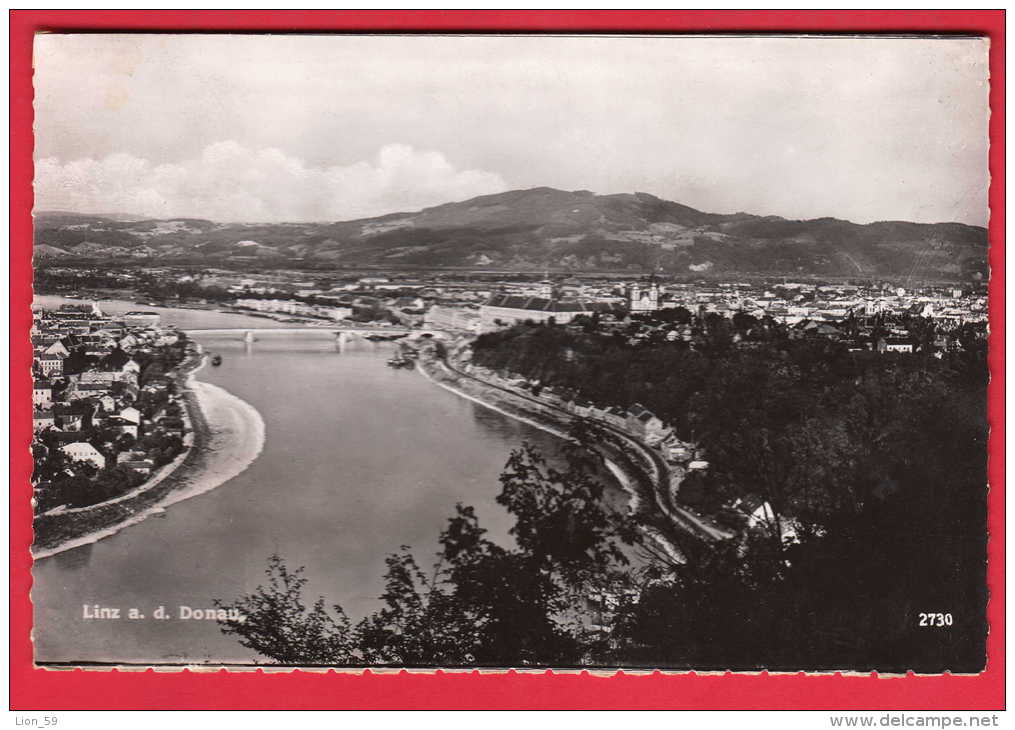 169599 / LINZ  An Der Donau - RIVER BRIDGE - USED 1958 FLAMME Austria Österreich Autriche - Linz