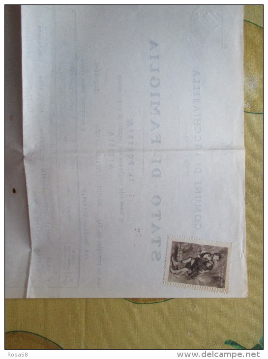 1944 Settimana Del Profugo  Giugno 1944 Su Documento Amministrativo - Fiscaux