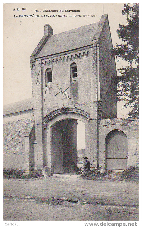 Calvados14 -  Entrée Prieuré De Saint Gabriel - Autres & Non Classés