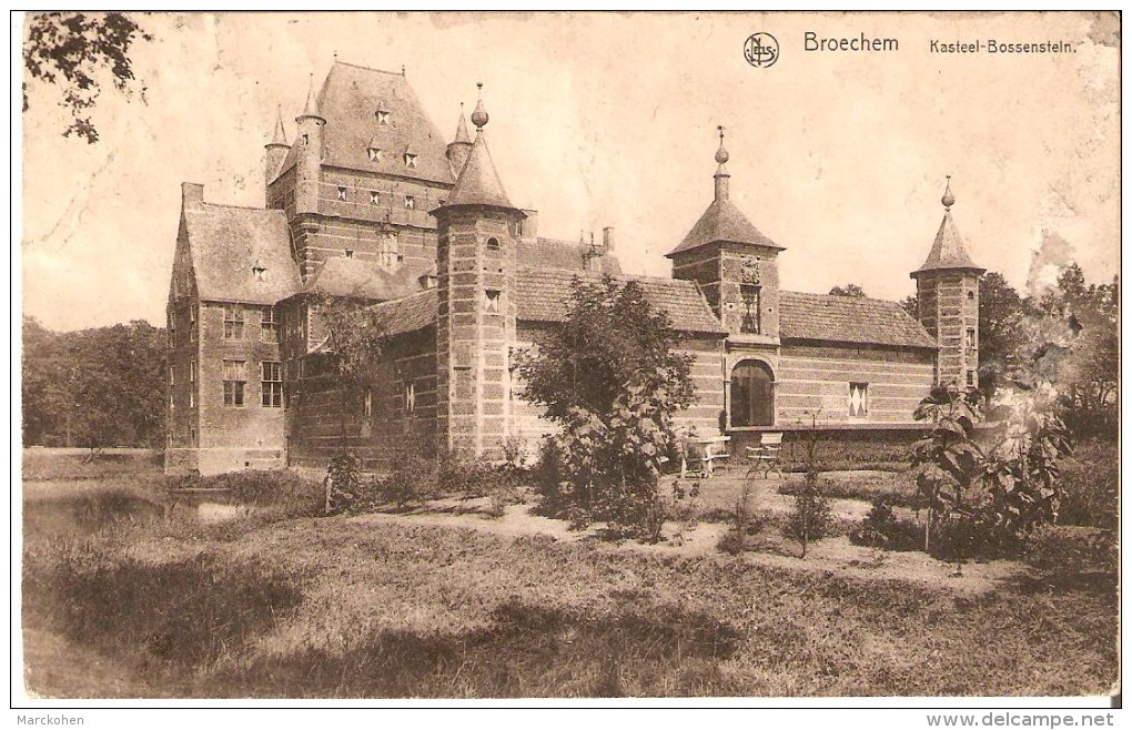 RANST / BROECHEM (2520) : Kasteel - Château De Bossenstein à M. A. Spruyt-de Hulegenrode. CPA. - Ranst