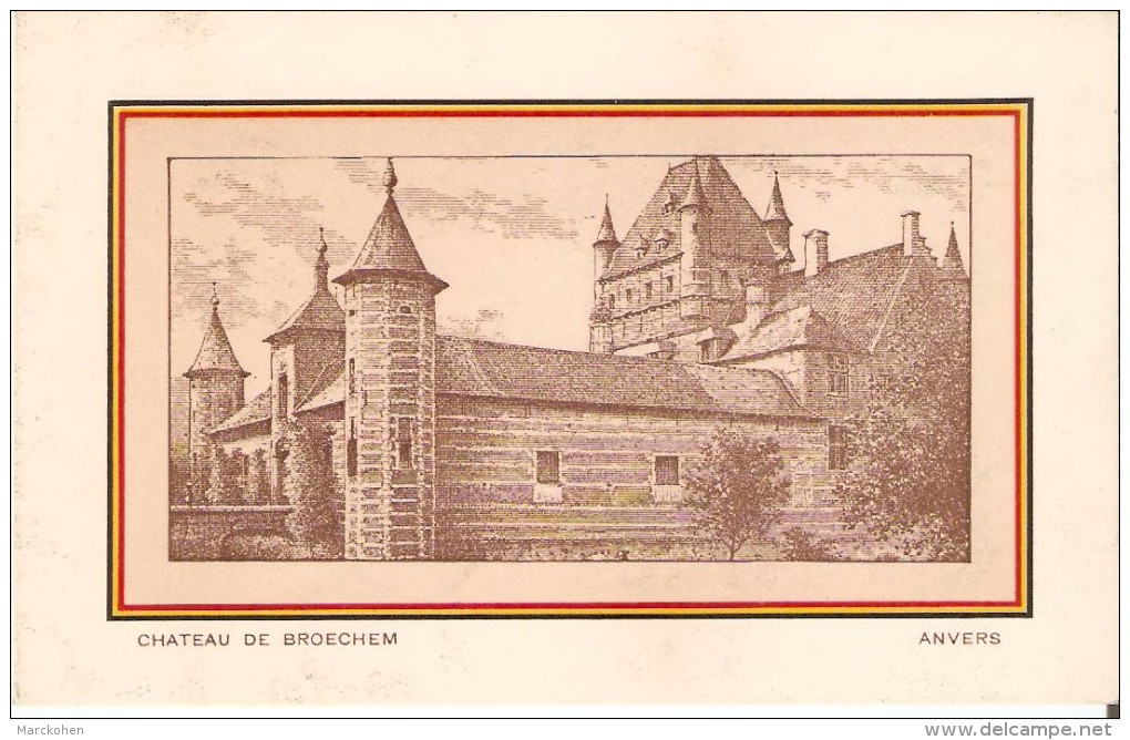 RANST / BROECHEM (2520) : Kasteel - Château De Bossenstein à M. A. Spruyt-de Hulegenrode. Dessin - Série Des Châteaux. - Ranst