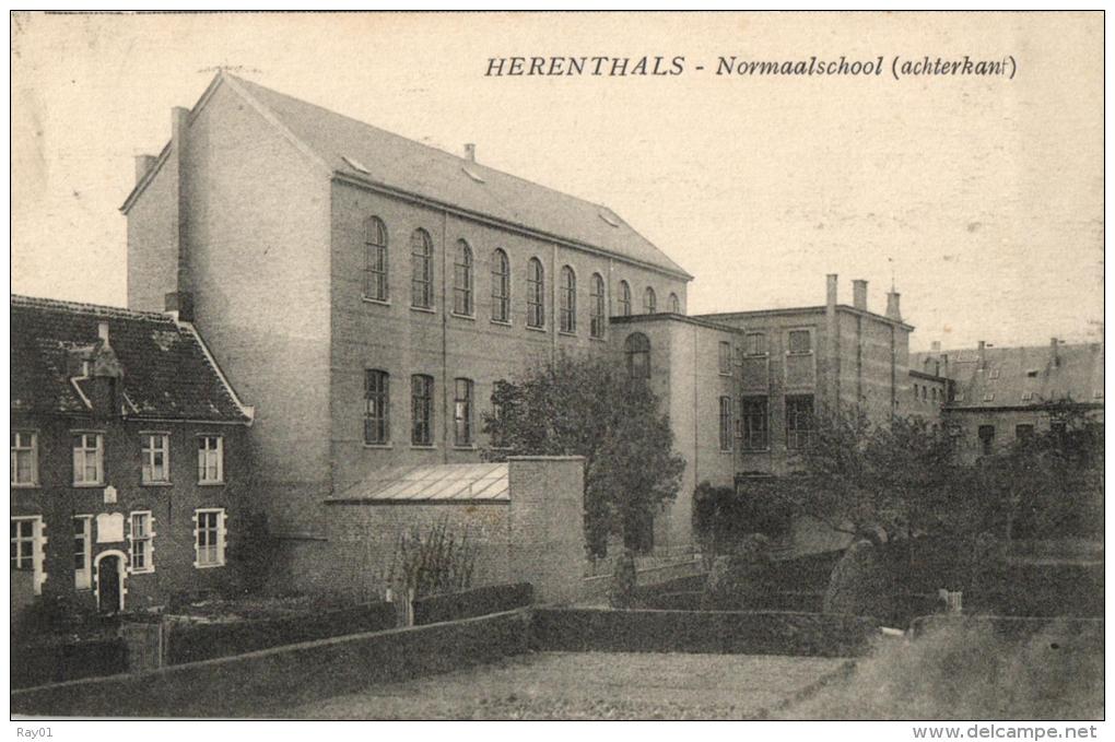 BELGIQUE - ANVERS - HERENTALS - HERENTHALS - Normaalschool (achterkant) - Ecole Normale. - Herentals