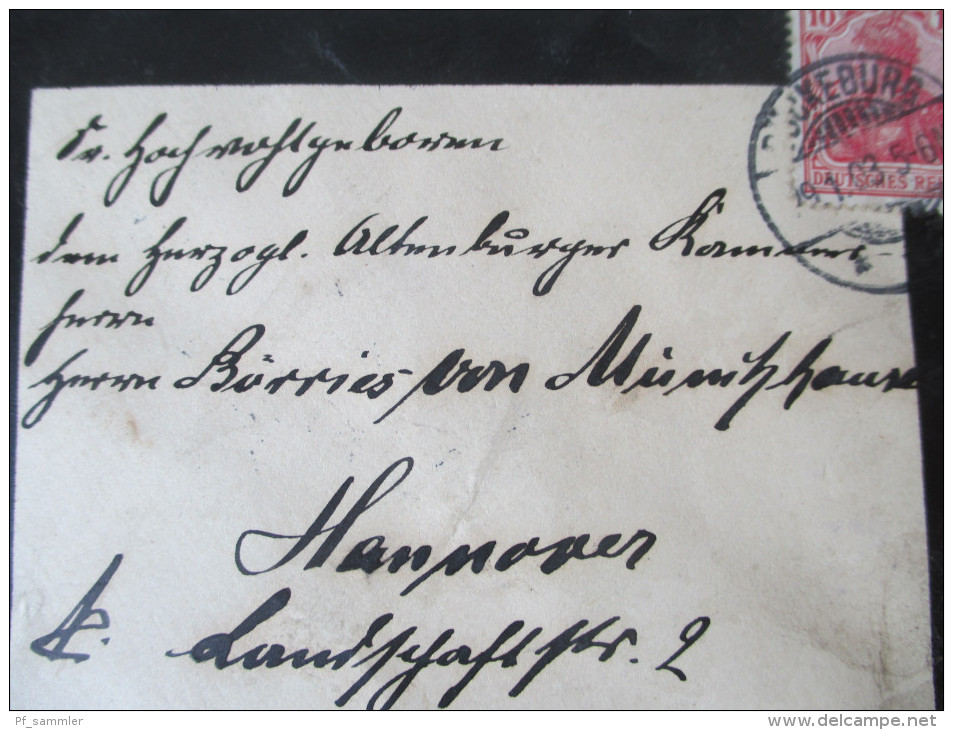 DR 1903 Brief An Börries Freiherr Von Münchhausen! Adel. Deutscher Schriftsteller! Trauerbrief. Literat. Lyriker - Familias Reales