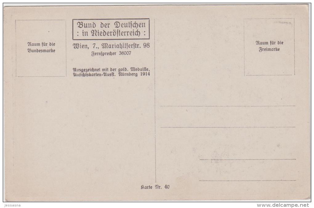 AK - Wien VII - Mariahilferstrasse - Bund Der Deutschen In NÖ - 1914 - Kutzer, Ernst