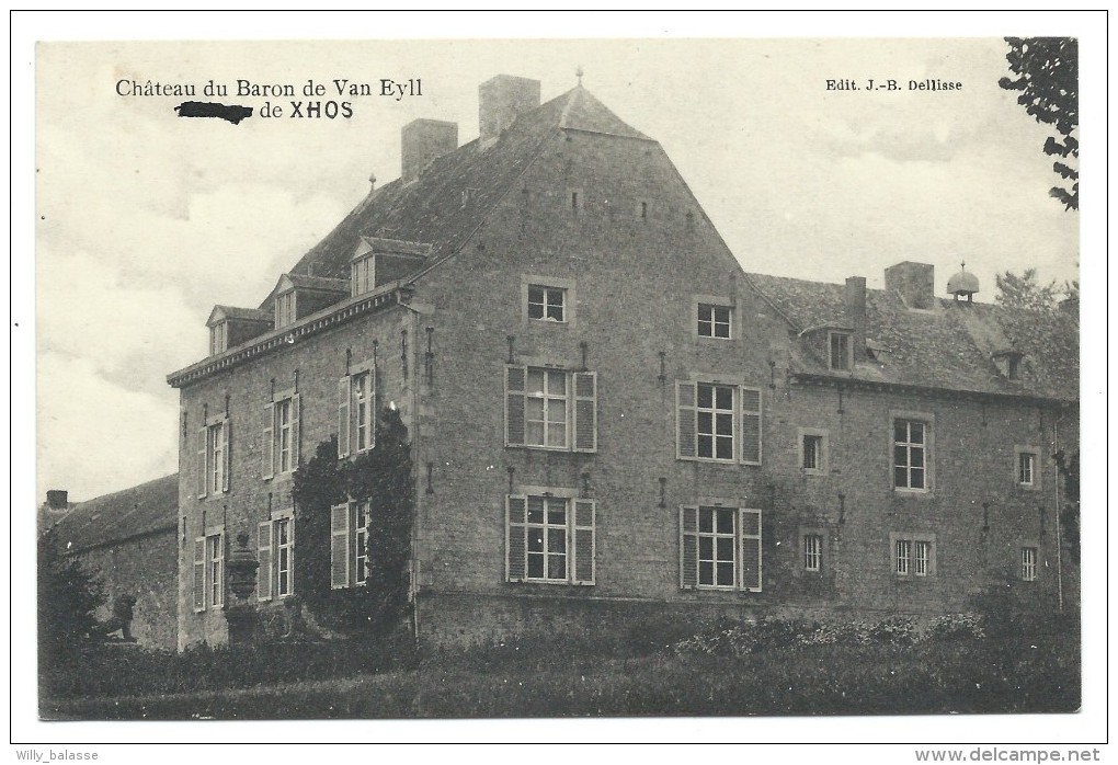 CPA - Château Du Baron De Van Eyll - XHOS  // - Anthisnes