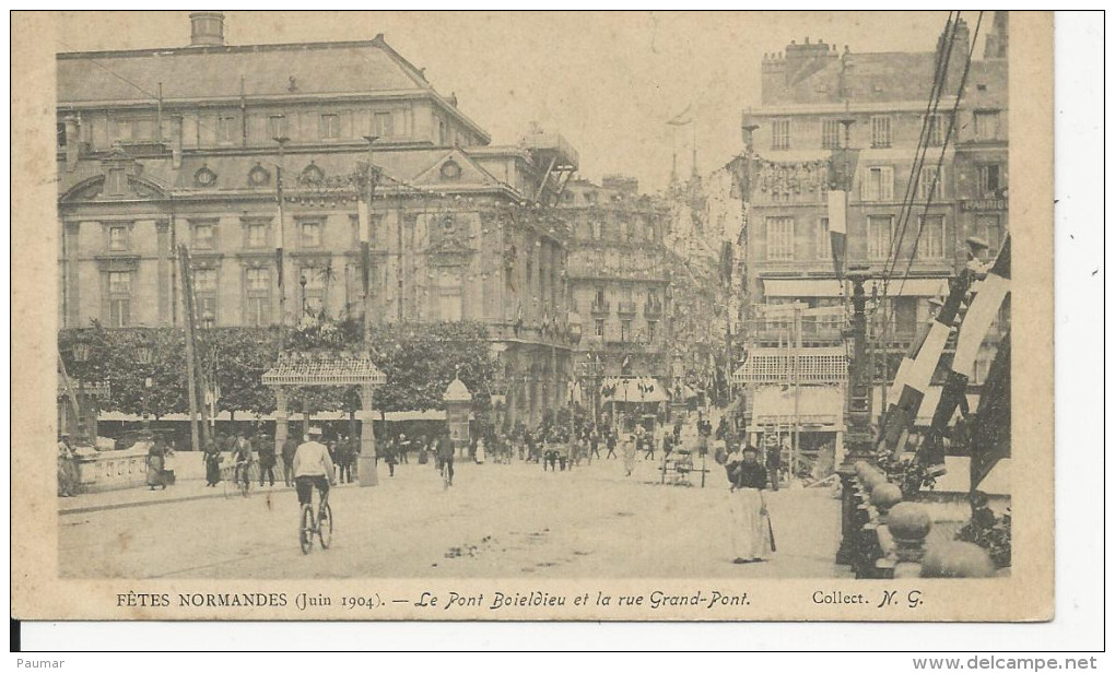 Rouen  LePont   Boieldieu Et La Rue Grand-Pont - Rouen