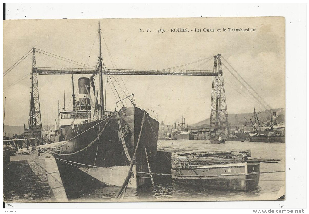 Rouen  Les Quais Et Le Transbordeur - Rouen