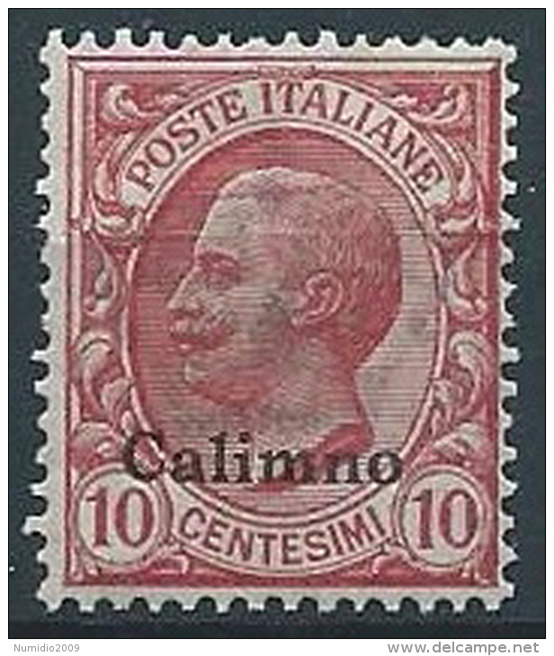 1912 EGEO CALINO EFFIGIE 10 CENT MNH ** - W073-3 - Egée (Calino)