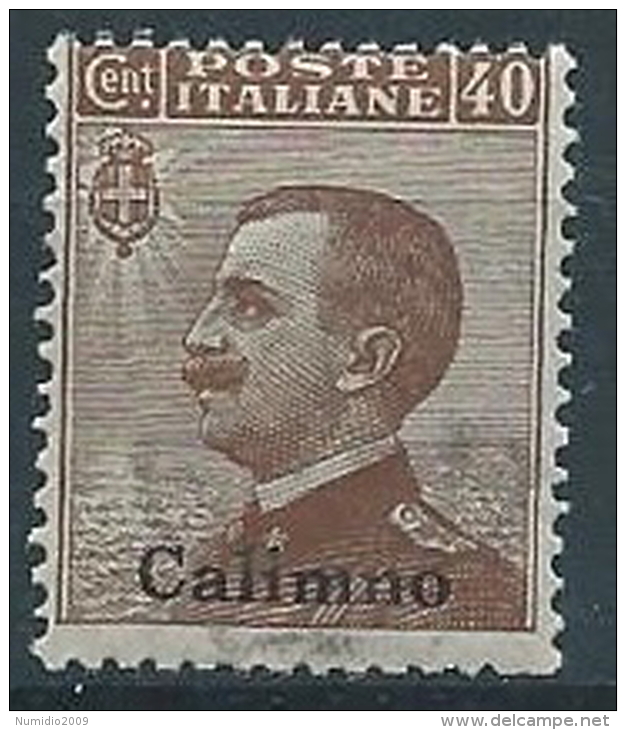 1912 EGEO CALINO EFFIGIE 40 CENT MNH ** - W073-5 - Egée (Calino)