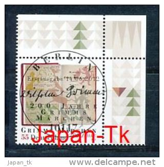 GERMANY  Mi.Nr. 2938 Grimms Märchen - ESST -BERLIN -Eckrand Oben Rechts - Used - Gebraucht