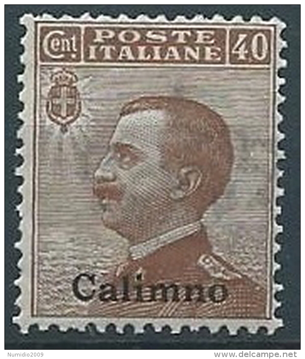 1912 EGEO CALINO EFFIGIE 40 CENT MNH ** - W074-5 - Egée (Calino)