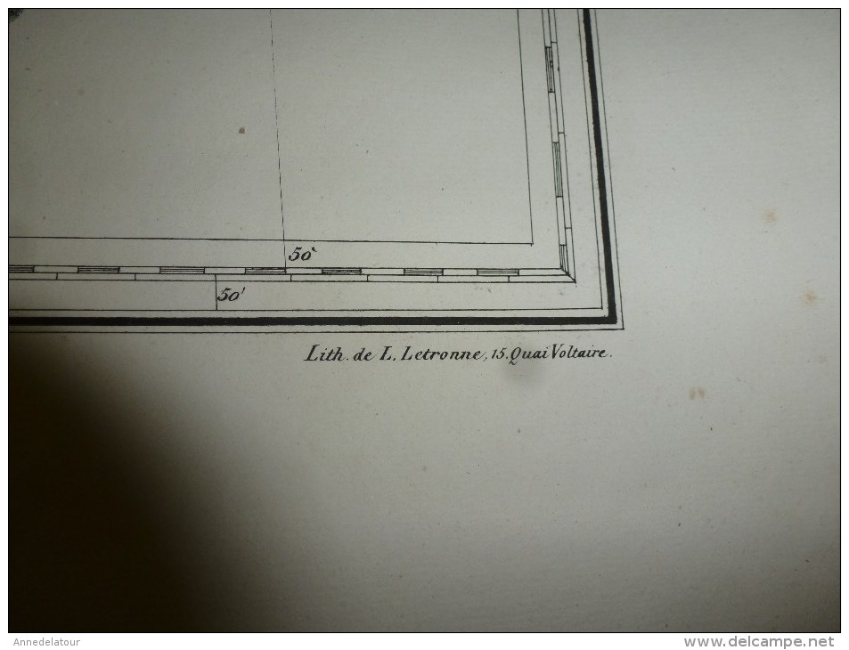 18?? Carte de la région de COLMAR ,              Lith. de L. Letronne 15 quai Voltaire, Paris