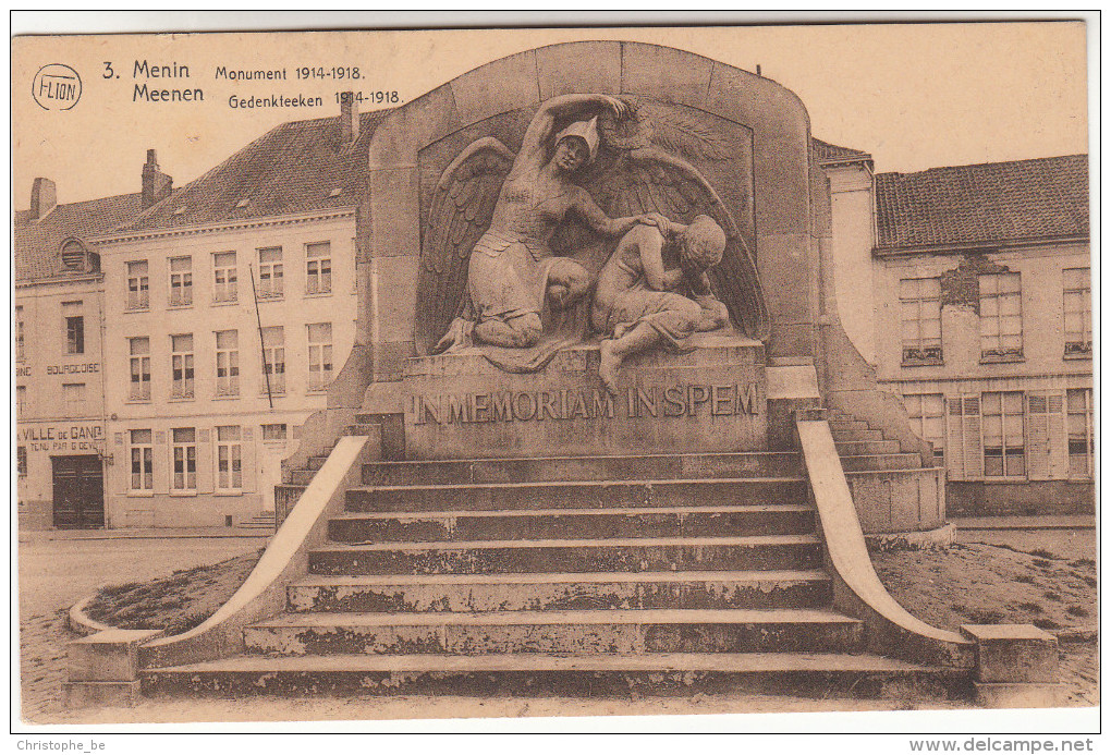 Menen, Meenen, Gedenkteeken 1914-1918 (pk16940) - Menen