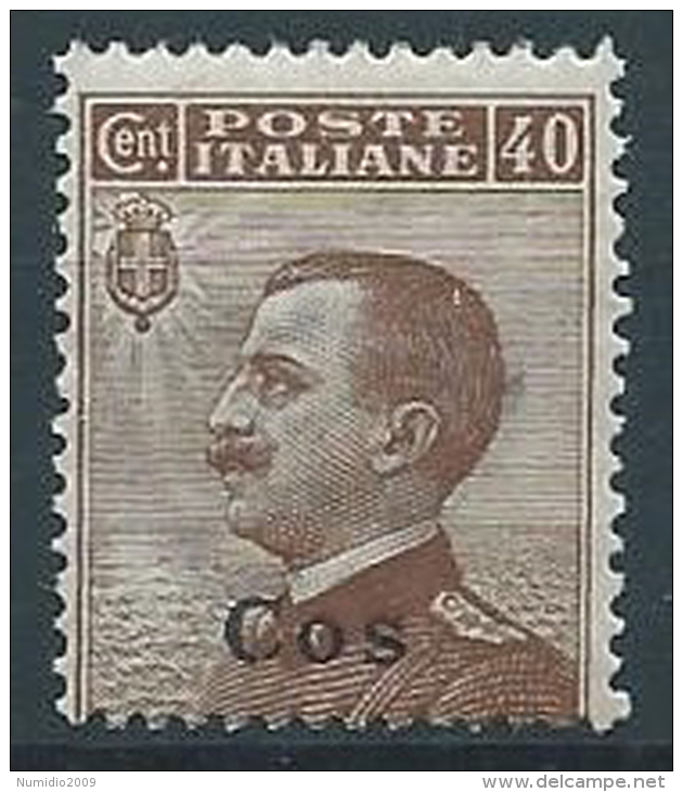 1912 EGEO COO EFFIGIE 40 CENT MNH ** - W082-6 - Aegean (Coo)