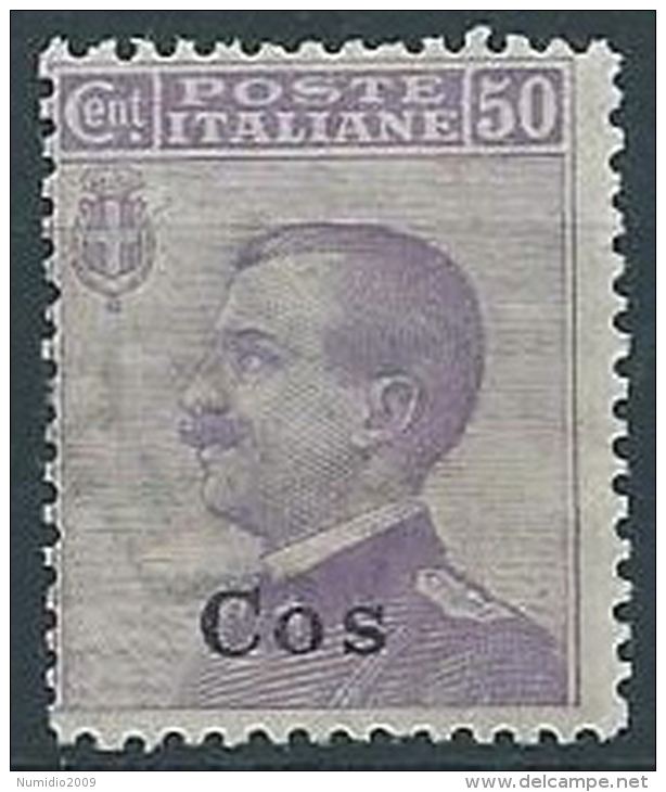 1912 EGEO COO EFFIGIE 50 CENT MNH ** - W082 - Aegean (Coo)