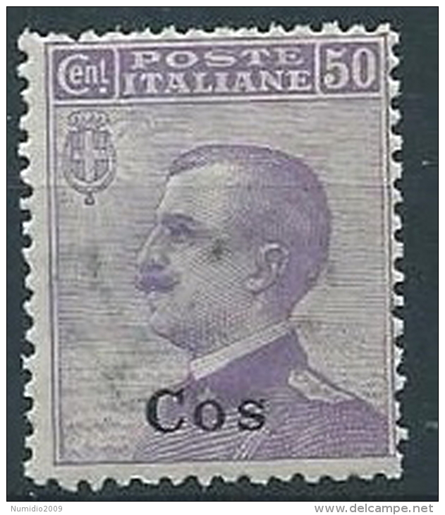 1912 EGEO COO EFFIGIE 50 CENT MNH ** - W083-2 - Aegean (Coo)