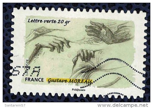 France 2015 Oblitéré Used Stamp Gestes De La Main Le Toucher Gustave Moreau Y&T 1087 - Oblitérés