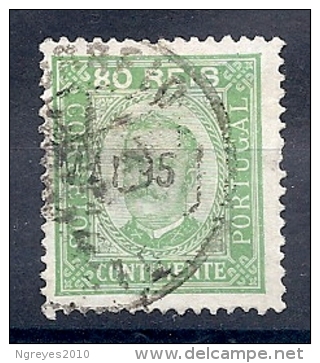 140019754  PORTUGAL  YVERT   Nº  73  D 12 1/2 - Used Stamps