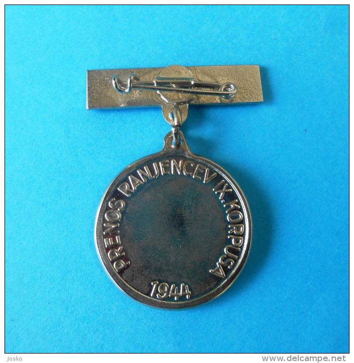 WW2 Yugoslavia Partisans Army - ZNAK POHODNIKA ( Rare Medal ) * Partisan Partizans Partizan Partigiano - Other & Unclassified