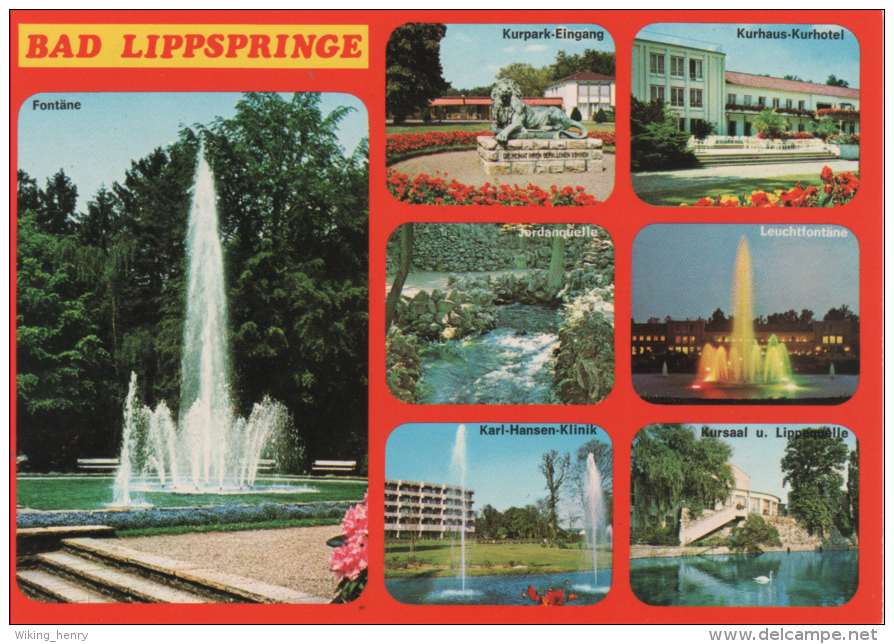 Bad Lippspringe - Mehrbildkarte 4 - Bad Lippspringe
