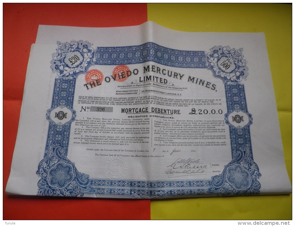 THE OVIEDO MERCURY MINES (1910) - Other & Unclassified