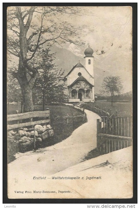 ERSTFELD UR Wallfahrtskapelle Z. JAGDMATT Nach Walchwil SG 1908 - Erstfeld