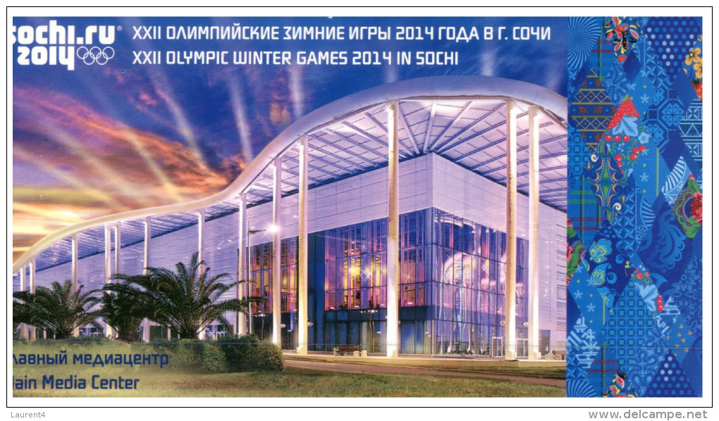 (983) Russia - Sochi Olympic Game Media Centre - Jeux Olympiques