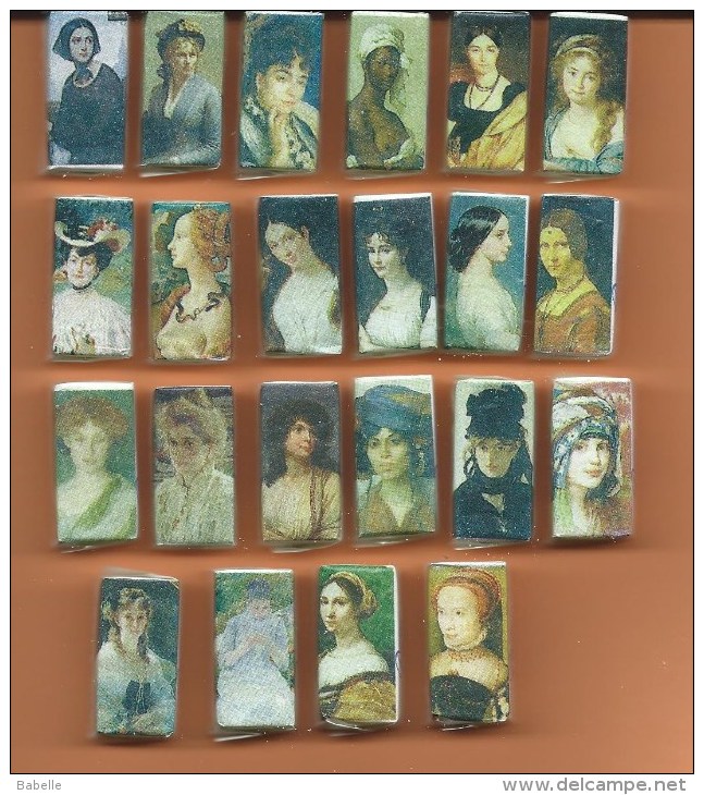 Série Complète Des 22 Sucres " BEGHIN SAY " - Portraits De Femmes - Zucchero (bustine)