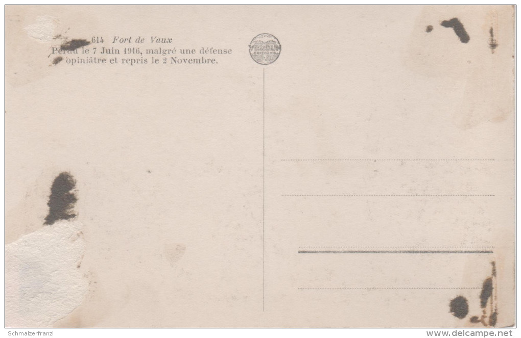 CPA - AK Fort De Vaux - Verdun Meuse Lothringen Lorraine Bei Thierville Belleville Dugny Haudainville Etain Damvillers - Lothringen