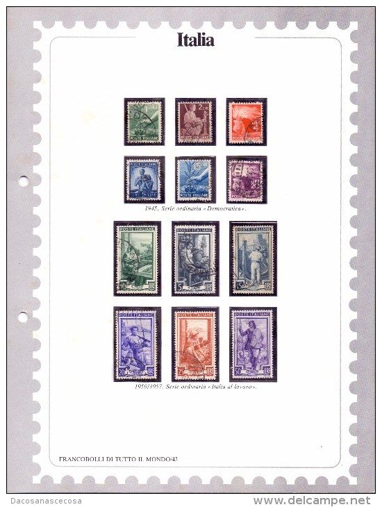 ITALIA - EMISSIONI DIVERSE - USATO - Vrac (max 999 Timbres)