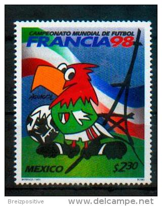 Mexique Mexico 1998 - France 98, Coupe Du Monde De Football / Soccer World Cup - MNH - 1998 – Frankreich