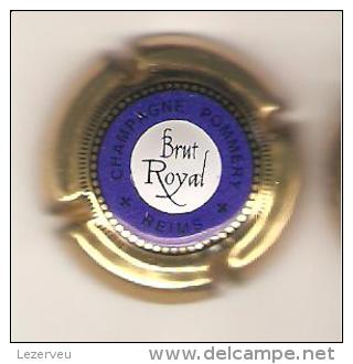 CAPSULE MUSELET CHAMPAGNE POMMERY BRUT ROYAL (lettres Noires Sur Fond Bleu) - Pomméry