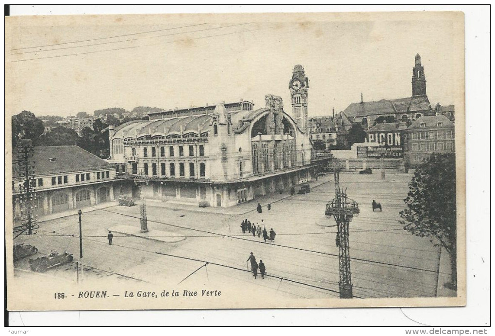 Rouen  La Gare De La Rue Verte - Rouen