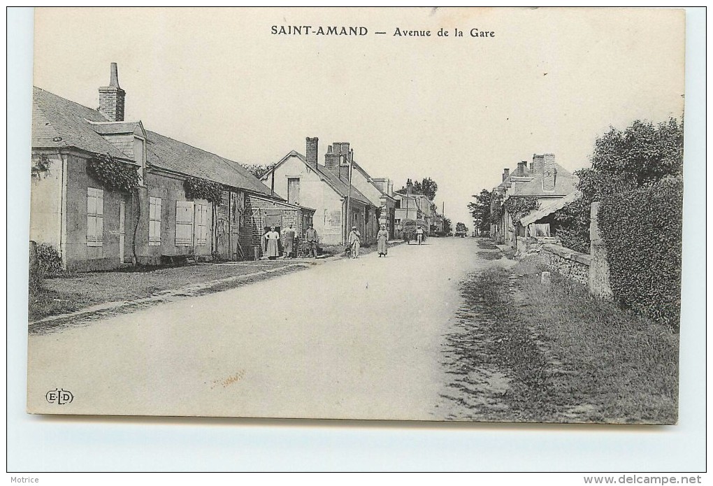 SAINT AMAND - Avenue De La Gare. - Saint Amand Longpre